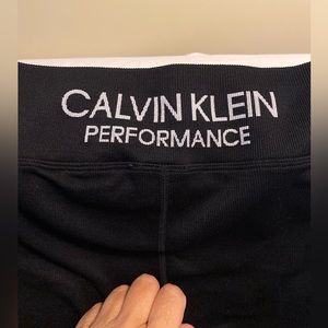 Calvin Klein performance shorts.
